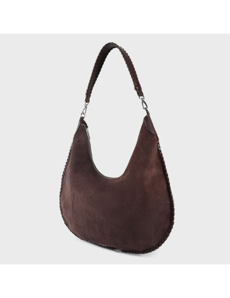 BORSA A SPALLA AURORA - BROWN LABEL ROSE
