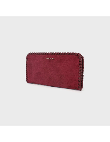 Portafoglio AURORA WALLET - BORDEAUX LABEL ROSE