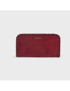 Portafoglio AURORA WALLET - BORDEAUX LABEL ROSE