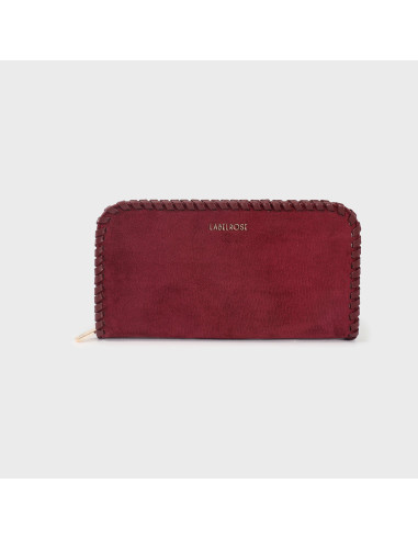 Portafoglio AURORA WALLET - BORDEAUX LABEL ROSE