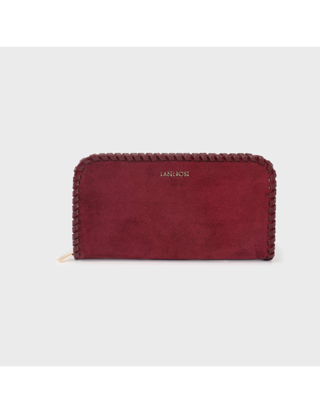 Portafoglio AURORA WALLET - BORDEAUX LABEL ROSE