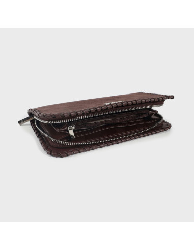 Portafoglio AURORA WALLET - BROWN LABEL ROSE