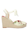 SANDALO ZEPPA STAMPA FIORI ESPADRILLAS PICCOLI E GRANDI NUMERI DONNA