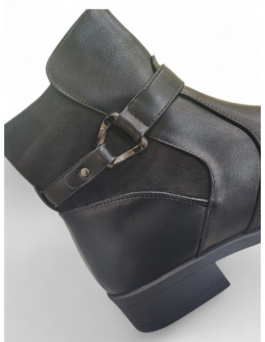 Stivaletto Beatles Nero Scamosciato