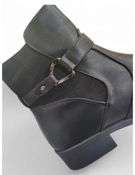 Stivaletto Beatles Nero Scamosciato