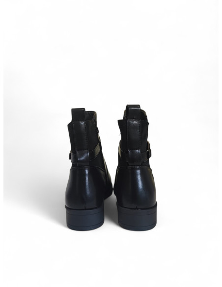 Stivaletto Beatles Nero Scamosciato