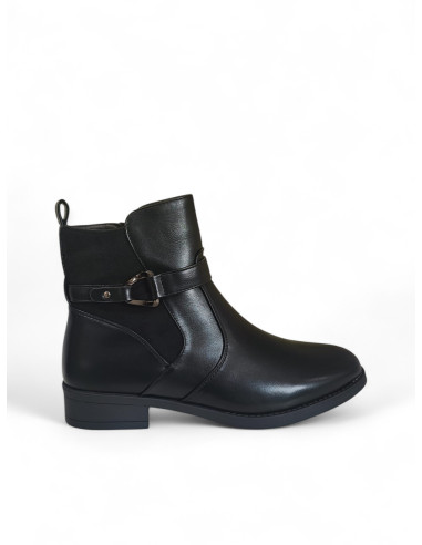 Stivaletto Beatles Nero Scamosciato