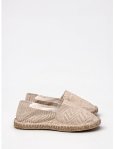 Espadrillas Sahara Spina beige donna numeri grandi 2