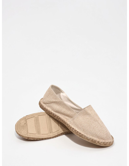 Espadrillas Sahara Spina beige donna numeri grandi
