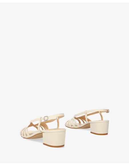 Sandalo Snake Beige
