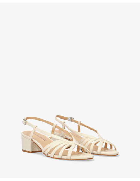 Sandalo Snake Beige