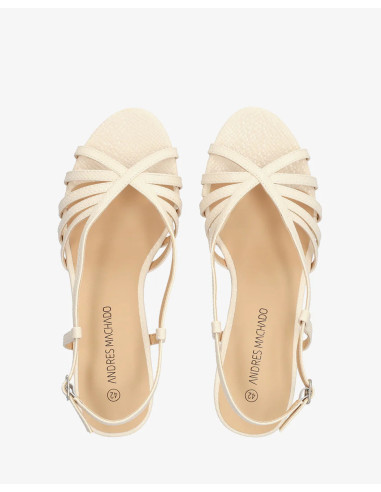 Sandalo Snake Beige