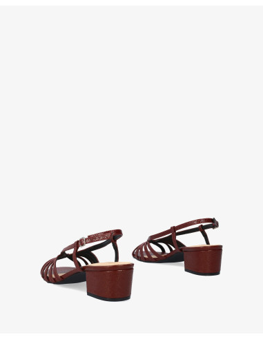 Sandalo Snake Bordeaux