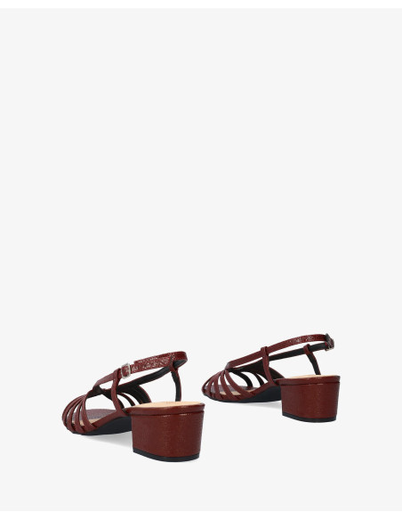 Sandalo Snake Bordeaux