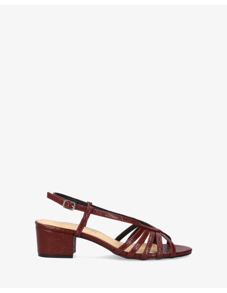 Sandalo Snake Bordeaux