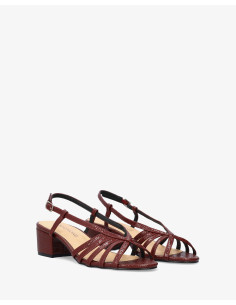 Sandalo Snake Bordeaux 2