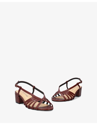 Sandalo Snake Bordeaux