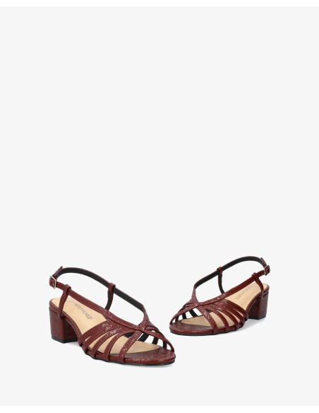Sandalo Snake Bordeaux
