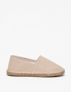 Espadrillas Sahara Spina beige donna numeri grandi