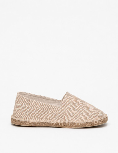 Espadrillas Sahara Spina beige donna numeri grandi