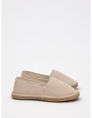 Espadrillas Sahara Spina beige donna numeri grandi