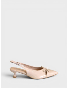 Slingback in Vernice Beige dal 41 al 44