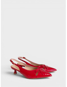 Slingback in Vernice Rossa dal 41 al 44 2