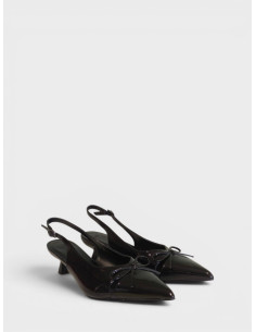 Slingback in Vernice Nera dal 41 al 44 2
