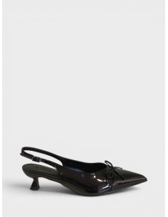 Slingback in Vernice Nera dal 41 al 44