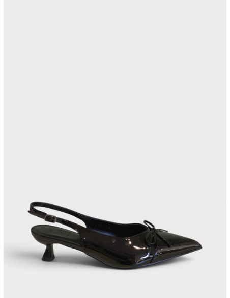Slingback in Vernice Nera dal 41 al 44