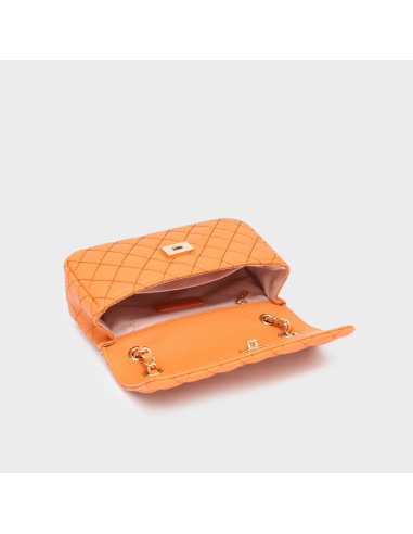 POCHETTE KATE SMALL ARANCIO LABEL ROSE BORSA A MANO O TRACOLLA DONNA
