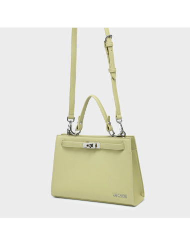 BORSA PARIS SMALL KHAKI TRACOLLA O BRACCIO LABEL ROSE