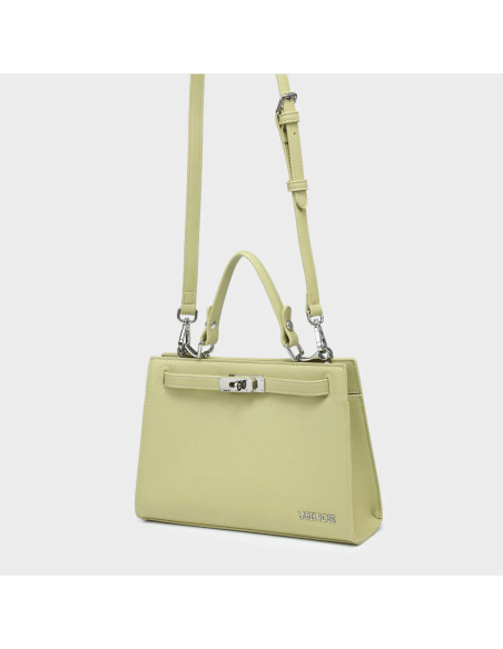 BORSA PARIS SMALL KHAKI TRACOLLA O BRACCIO LABEL ROSE