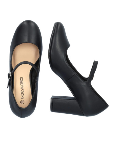 MARY JANE TACCO QUADRATO SCARPA DONNA PICCOLE E GRANDI NUMERI