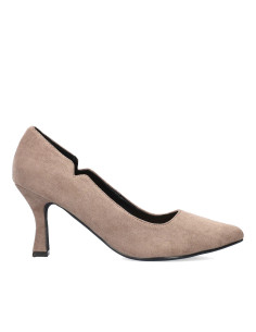 Décolleté Scamosciato Grigio misure piccole e grandi donna