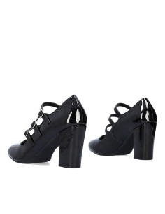 Mary Jane in Vernice Nera con Cinturini PICCOLI E GRANDI NUMERI DONNA 2