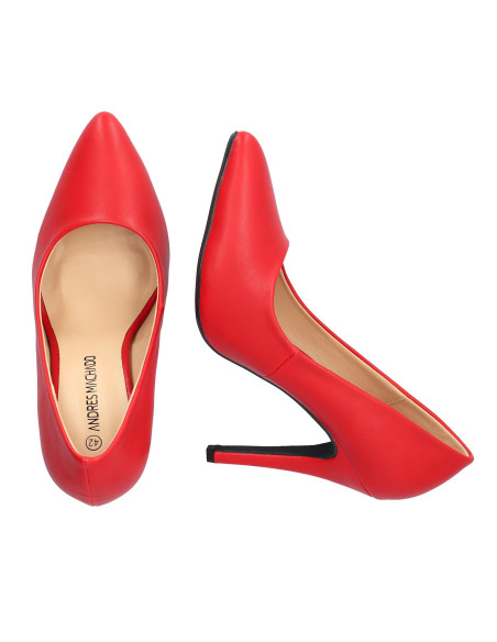 Décolleté classica Rossa Tacco di 11 cm per le taglie grandi dalla 42