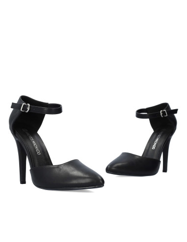 Décolleté Nera con tallone coperto piccoli e grandi numeri donna