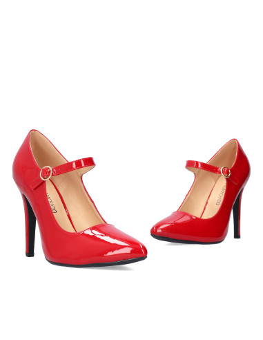 Mary Jane in vernice Rossa piccoli e grandi numeri donna