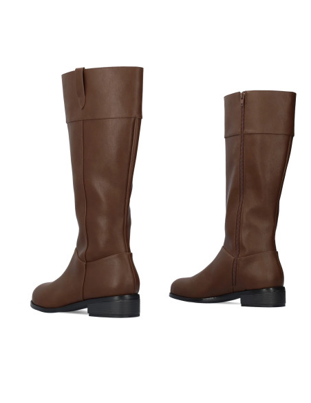 Stivale alto Marrone numeri piccoli e grandi donna