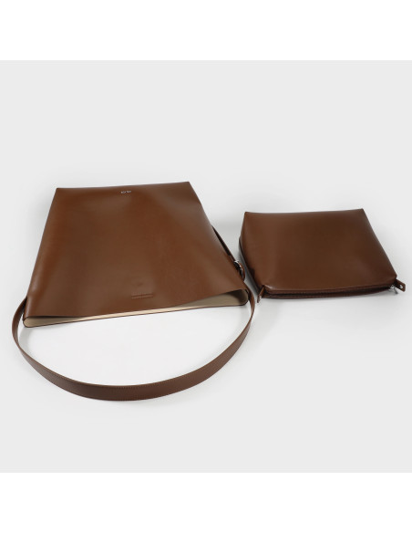 GEA - TESTA DI MORO Shopper bag con pochette LABEL ROSE