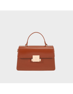 Borsa a mano e tracolla LUCY - CUOIO - LABEL ROSE