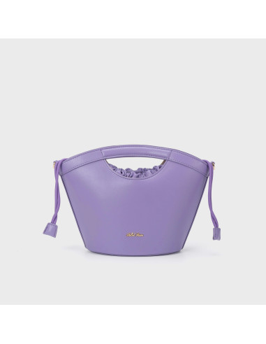 Borsa Label Rose a mano JOY - LILLA