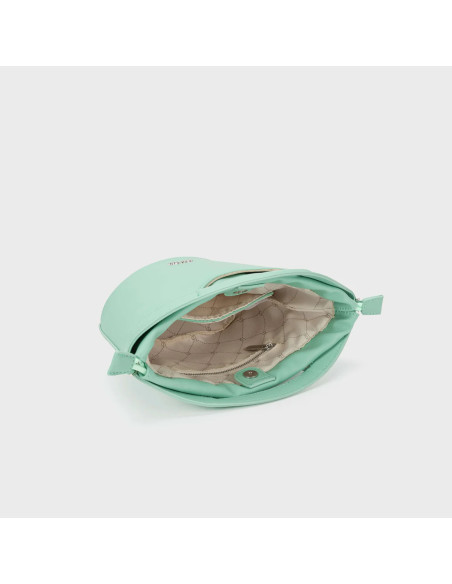 Borsa Label Rose a mano JOY - GREEN