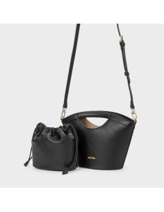 Borsa Label Rose a mano JOY - BLACK 2