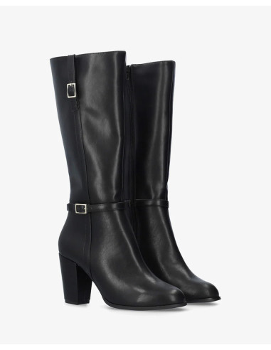 Stivale con Tacco Nero numeri piccoli e grandi donna