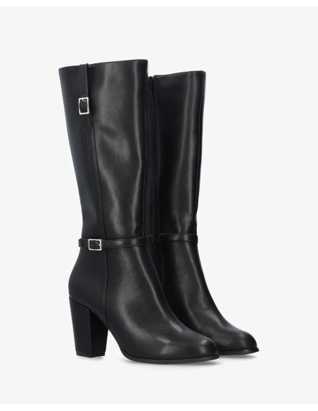 Stivale con Tacco Nero numeri piccoli e grandi donna