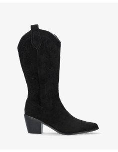 Texano Scamosciato Nero