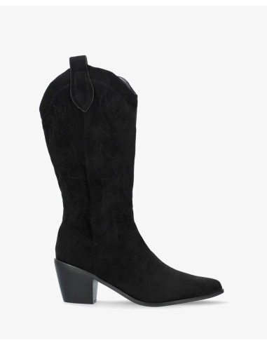 Texano Scamosciato Nero