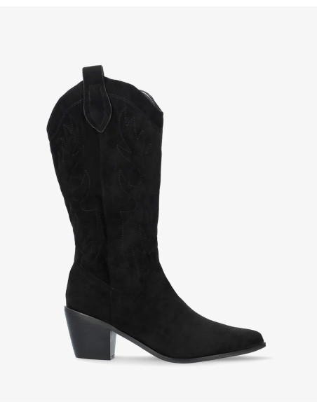 Texano Scamosciato Nero